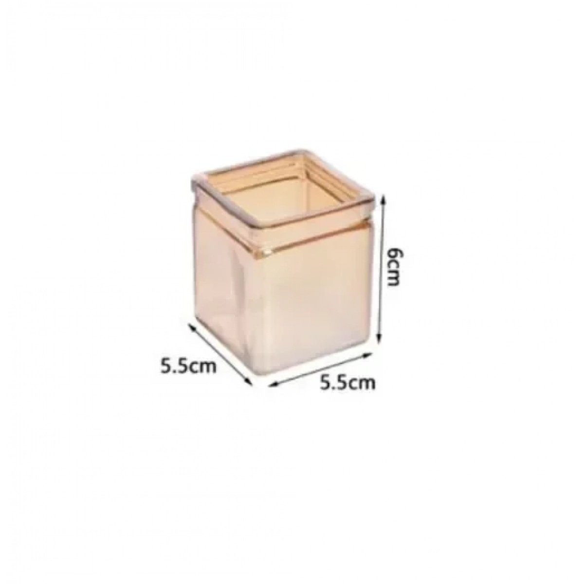 Διακοσμητικό επιτραπέζιο κηροπήγιο 19x12cm 95581 μαύρο - Image 2