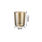 Διακοσμητικό επιτραπέζιο κηροπήγιο 22.5x18x7cm 92054 χρυσό - Image 2