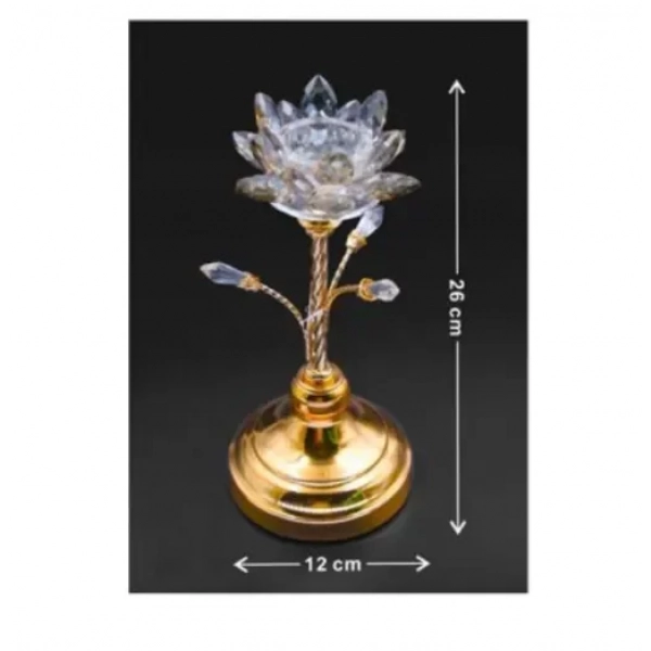 Διακοσμητικό επιτραπέζιο κηροπήγιο 26x12cm 95366 χρυσό