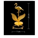 Διακοσμητικό επιτραπέζιο κηροπήγιο 7x20cm 92315 χρυσό