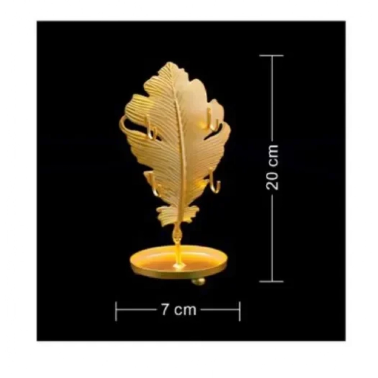 Διακοσμητικό επιτραπέζιο κηροπήγιο 7x20cm 92316 χρυσό