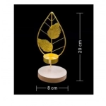 Διακοσμητικό επιτραπέζιο κηροπήγιο 8x20cm 92313 χρυσό