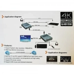 Extender με ήχο HDTV 4K 60m KVM Andowl Q-HD1500 - Image 2