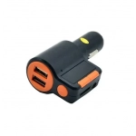 FM Transmitter αυτοκινήτου με Bluetooth / USB πορτοκαλί KCB-905 - Image 5