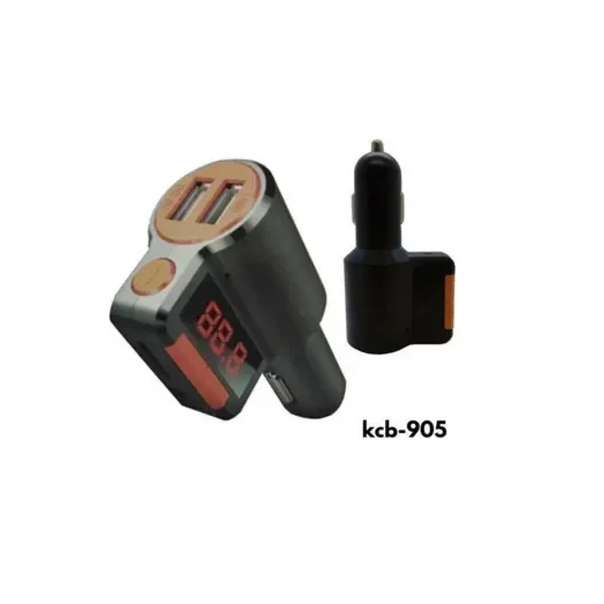 FM Transmitter αυτοκινήτου με Bluetooth / USB πορτοκαλί KCB-905 - Image 6