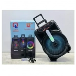 Φορητό ασύρματο ηχείο 12” Bluetooth PMPO 2000W QL-1204 - μαύρο - Image 3