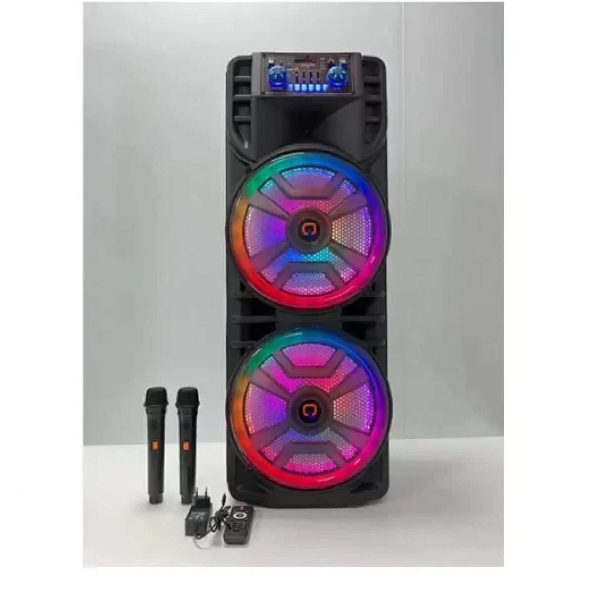 Φορητό ασύρματο ηχείο 12” Bluetooth PMPO 2000W QL-2201 - μαύρο - Image 4