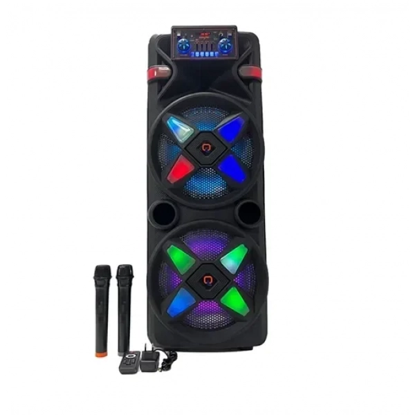Φορητό ασύρματο ηχείο 12” Bluetooth PMPO 2000W QL-2202 - μαύρο