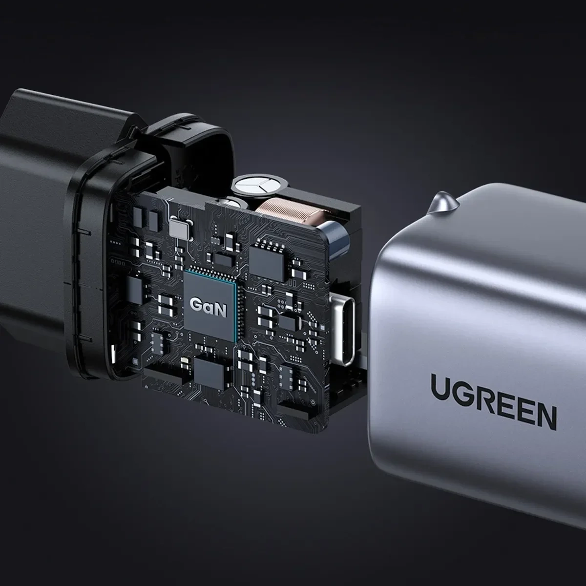 Φορτιστής GaN UGREEN CD294 45W Dual PD 90573