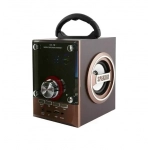 Ηχείο με λειτουργία Karaoke CV-18 σε καφέ χρώμα