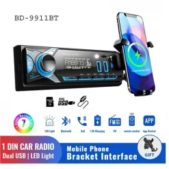 Ηχοσύστημα αυτοκινήτου πολλαπλών χρωμάτων Bluetooth με βάση τηλεφώνου BD-9911BT