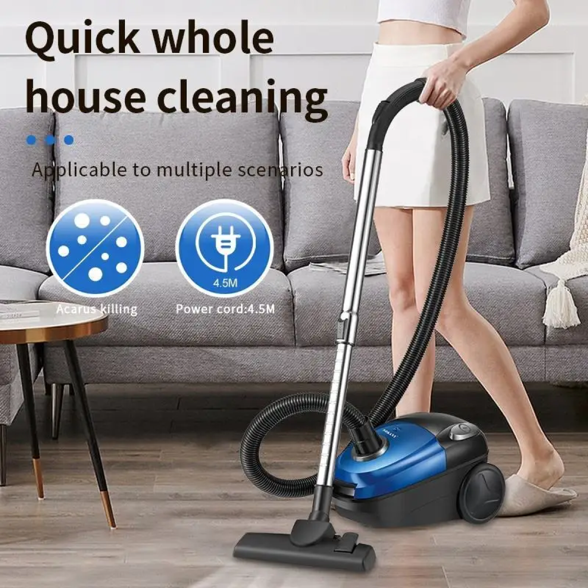 Ηλεκτρική σκούπα 2000W Vacuum Cleaner Sokany SK-13014 μπλε - Image 3