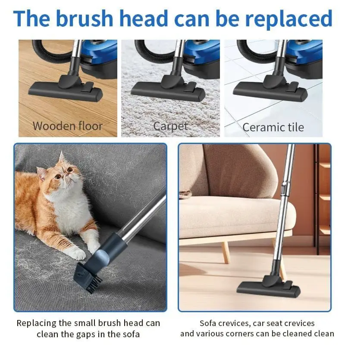 Ηλεκτρική σκούπα 2000W Vacuum Cleaner Sokany SK-13014 μπλε - Image 5