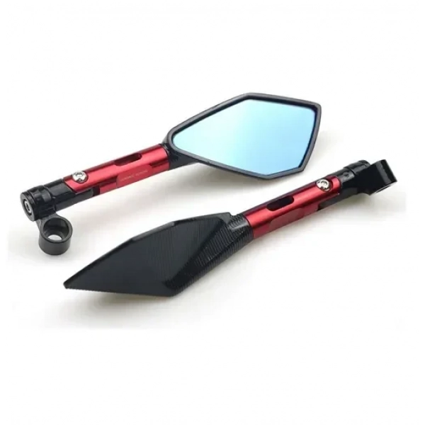 Καθρέπτες μοτοσυκλέτας αλουμινίου Rear Mirror κόκκινο