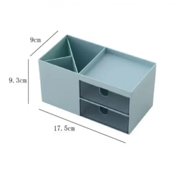 Κουτί αποθήκευσης αντικειμένων 9x9.3x17.5cm 94921 μπλε-γκρι