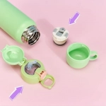 Παιδικό Παγούρι Θερμός 500ml από ανοξείδωτο ατσάλι με ιμάντα H252