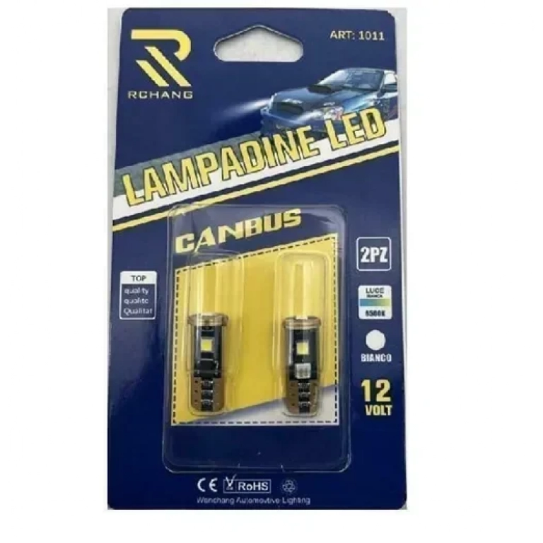 Λάμπες αυτοκινήτου T10 Canbus LED 6500K ψυχρό λευκό 12V 3W 2τμχ