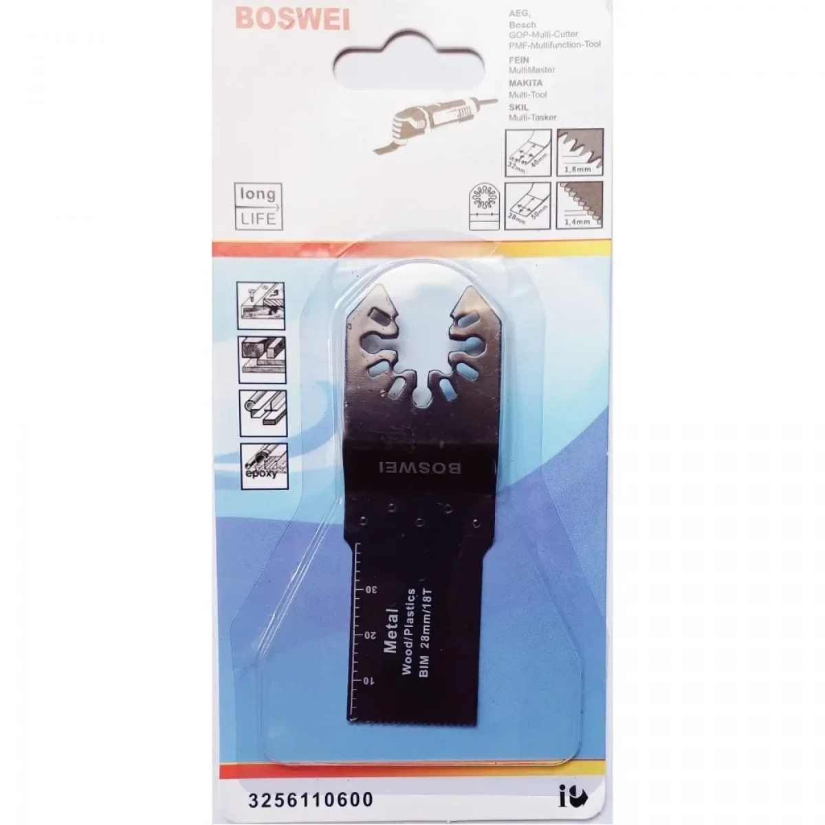 Λάμα Πολυεργαλείου Κοπής 28x40mm Universal