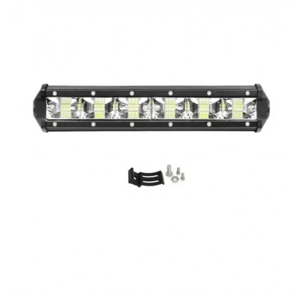 LED αδιάβροχη μπάρα αλουμινίου 12V-24V 26cm 108W 36 SMD IP68 8640LM 6000K OYQP-0012