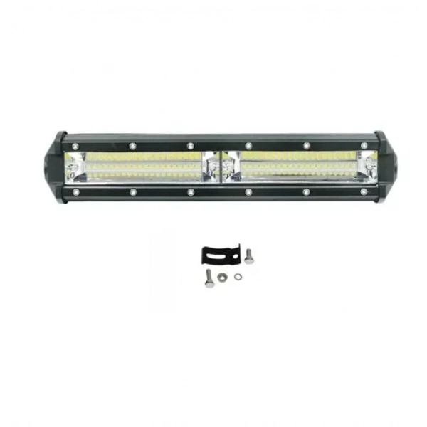 LED αδιάβροχη μπάρα αλουμινίου 12V-24V 26cm 108W 40 SMD IP68 8640LM 6000K OYQP-0011
