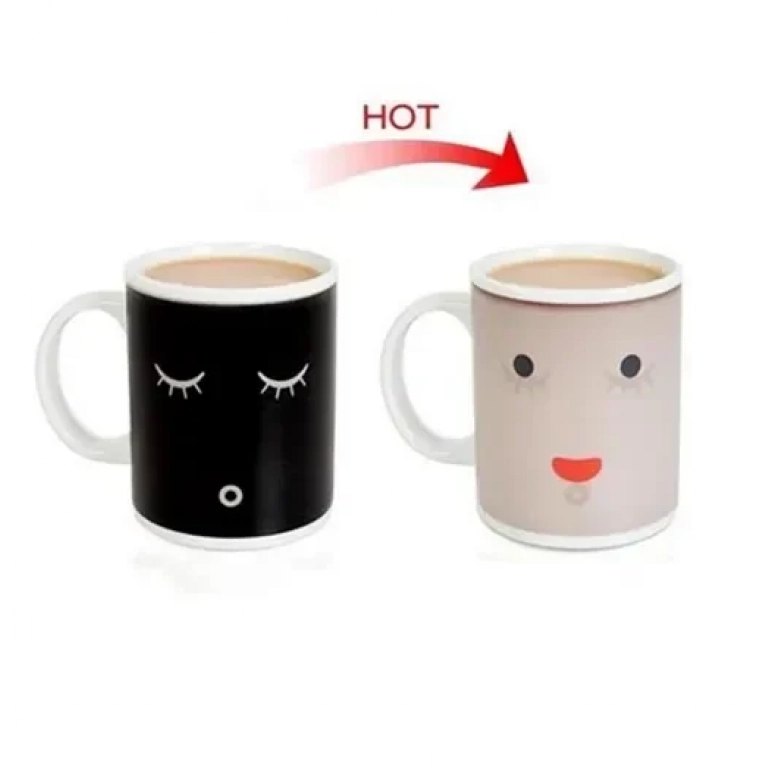 Μαγική κούπα που αλλάζει διάθεση όταν ζεσταθεί Face Changing Mug