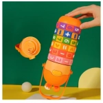 Παιδικό μπουκάλι νερού μονωμένο από ανοιξείδωτο ατσάλι με χερούλι 430ml - πορτοκαλί - Image 3