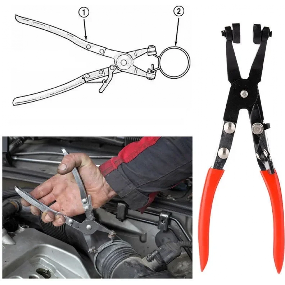 Πένσα Σφιγκτήρων Valve Sten Seal Plier