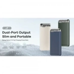 Remax RPP-625 Power Bank 10000mAh 15W με 2 Θύρες USB-A και Θύρα USB-C Power Delivery