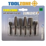 Σετ Ράσπες Toolzone για Ξύλο και Μέταλλο 6 Τεμάχια