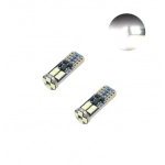 Σετ T10 LED W5W 12V 12 SMD Canbus ψυχρό λευκό 6000K 2τμχ W09604-1