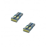 Σετ T10 LED W5W 12V 18 SMD Canbus ψυχρό λευκό 6000K 2τμχ W01031