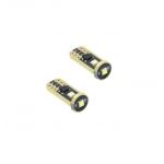 Σετ T10 LED W5W 12V 3 SMD 5630 Canbus 400LM 5W ψυχρό λευκό 6000K 2τμχ