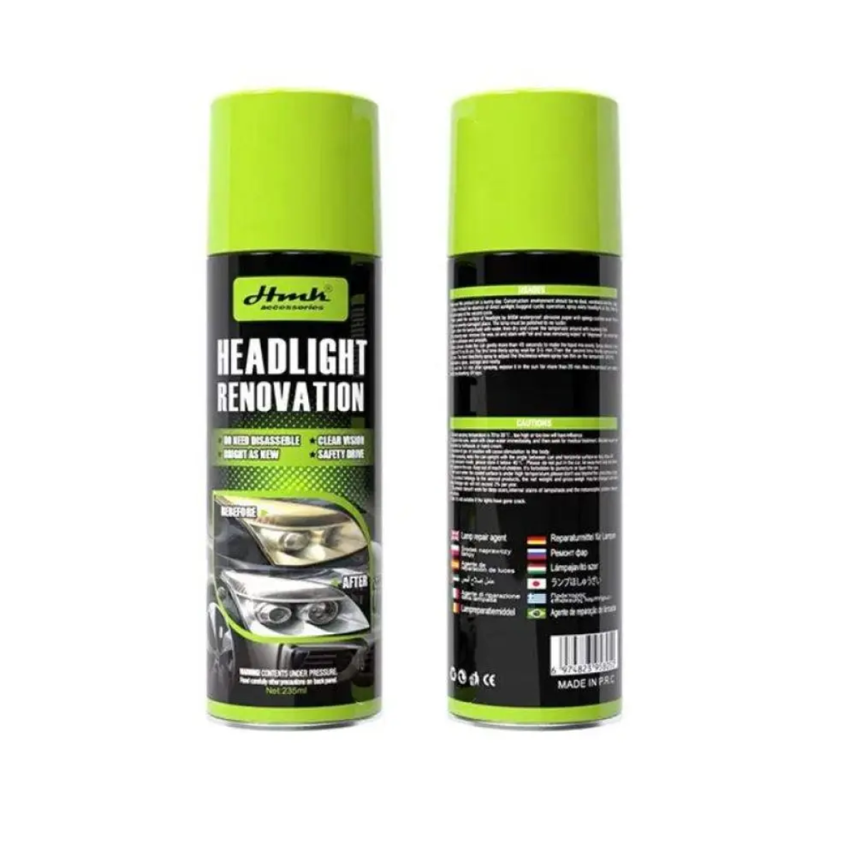 Σπρέι καθαρισμού φαναριών HMK Car Headlight Renovation 235ml
