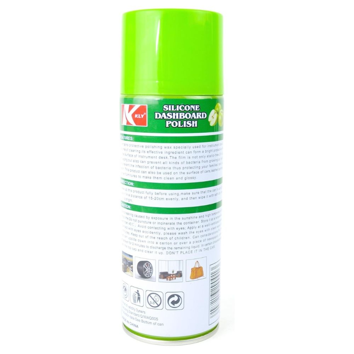 Σπρέι Nano Cockpit Cleaner γυαλίσματος – προστασίας για εσωτερικά πλαστικά – ταμπλό με άρωμα μήλο 400ml KLY Q-1111