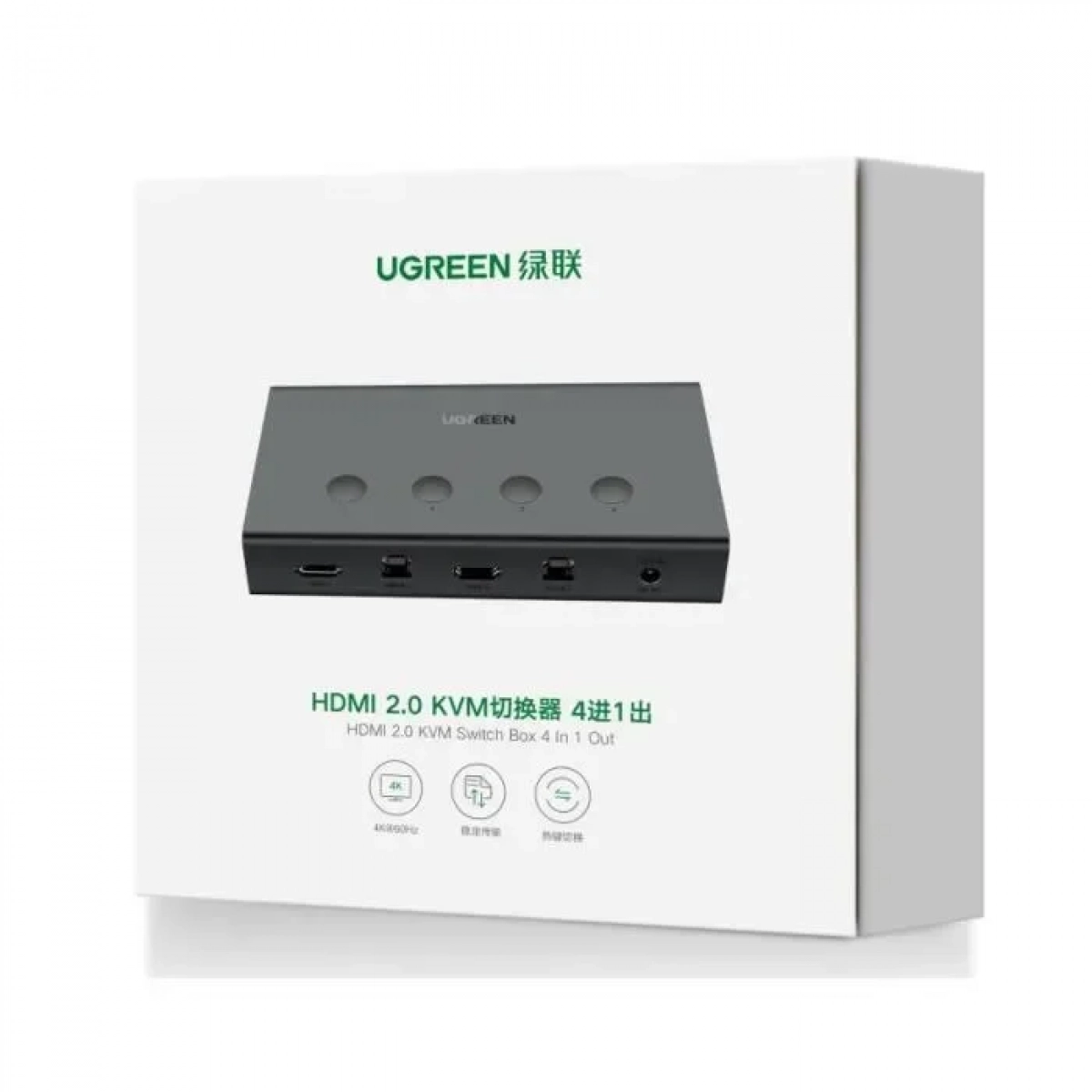 Switch KVM 4 θύρες USB/HDMI UGREEN CM293 70439