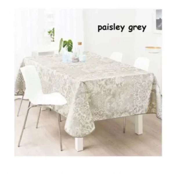 Τραπεζομάντηλο αλέκιαστο 150x150cm Paisley Grey