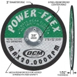 Τροχός Αποκοπής 3" x 1/32" x 3/8" για Κοπή Χαλύβδινων και Σιδηρούχων Μετάλλων