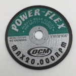 Τροχός Αποκοπής 3" x 1/32" x 3/8" για Κοπή Χαλύβδινων και Σιδηρούχων Μετάλλων
