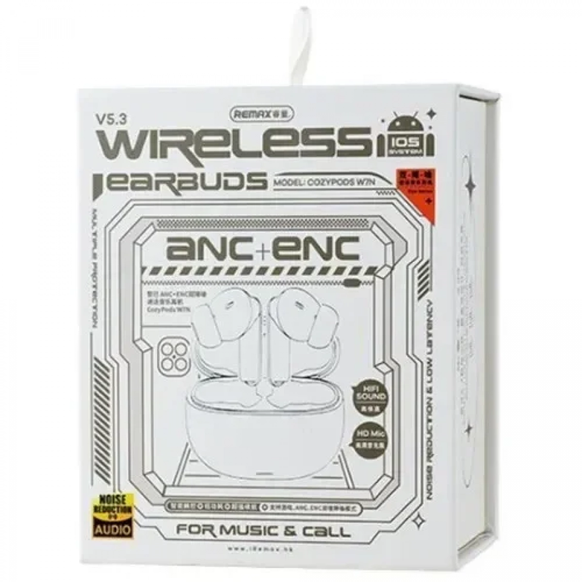 Ακουστικά Bluetooth Remax Ziye Series CozyPods W7N Λευκό