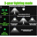 Led Επιτοίχιο Ηλιακό Φωτιστικό 20W 300lm Ψυχρό Λευκό με Αισθητήρα Κίνησης, Φωτοκύτταρο και Τηλεχειριστήριο LF-2501A