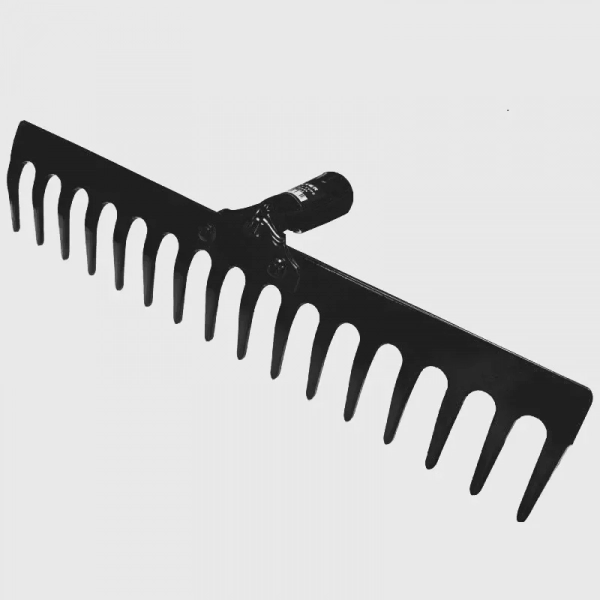 Τσουγκράνα Μεταλλική με 16 Δόντια 38cm Ευθεία