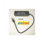 USB 3.0 Hub 4 θυρών με σύνδεση USB-A Andowl Q-HU301 - Image 3