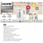 Βραστήρας Hoomei HM-5578W Ισχύος 2200W με Χωρητικότητα 1.7lt. - Λευκός - Photo1