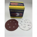 Δίσκοι Λείανσης Velcro με 6 τρύπες P80 Ø150 10 τεμάχια