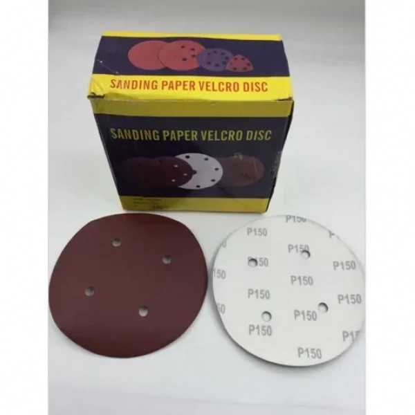 Δίσκοι Λείανσης Velcro με 4 τρύπες P150 Ø180 10 τεμάχια