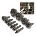 Σετ Ποτηροτρύπανα 10 Τεμαχίων με Βαλίτσα Μεταφοράς