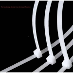 Δεματικά Καλωδίων (cable Ties) 4*400mm 50 Τεμάχια Λευκά