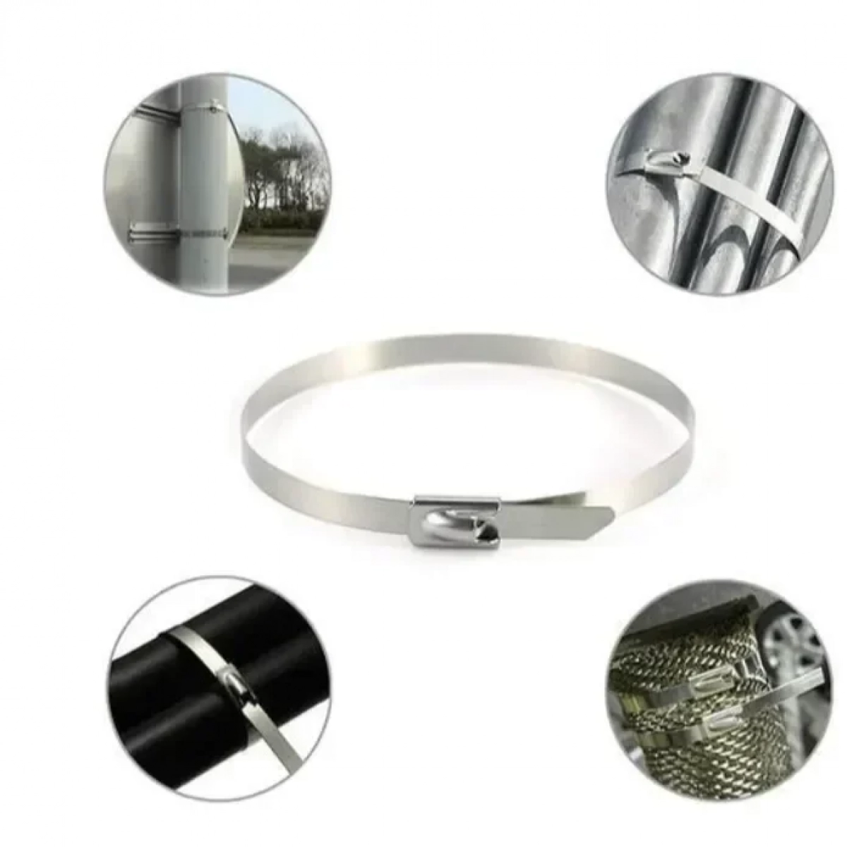 Μεταλλικά Δεματικά 7,9mm*300mm 50τμχ