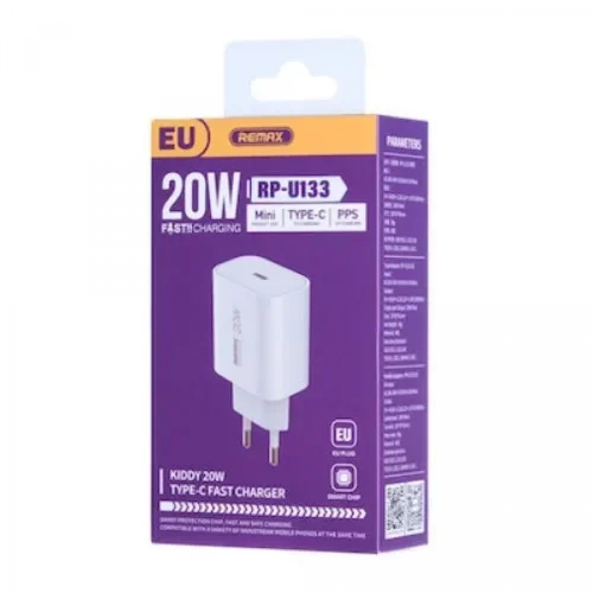 Remax Φορτιστής Χωρίς Καλώδιο 20W Power Delivery Λευκός RP-U133