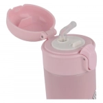 Παγούρι Θερμός 400ml από ανοξείδωτο ατσάλι X321 με σχέδιο αστροναύτη Ροζ